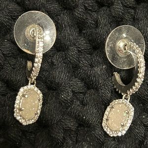 Kendra Scott Huggies rhinestones and drusy